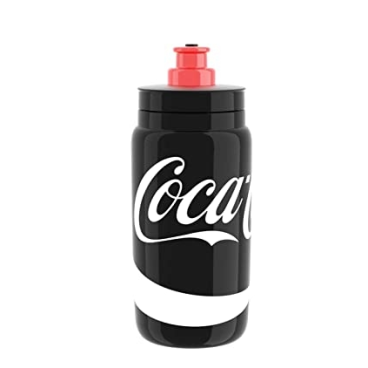Фляга велосипедная  Elite Fly Coca-Cola, 550 мл, черный, 01604147