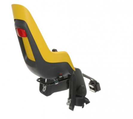 Велокресло Bobike ONE Maxi Frame, с креплением на багажник/раму, mighty mustard,