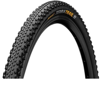Покрышка велосипедная CONTINENTAL Terra Trail, 40-622, складная, черная