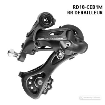 Задний переключатель Campagnolo CENTAUR, 11 скоростей, черный, RD18-CEB1M