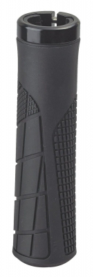Ручки на руль H6 OneSideLock 135мм резиновые, новый антискольз. дизайн, c 1 фикс.