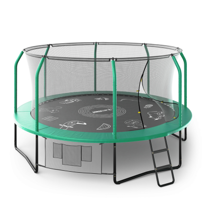 Батут  Unix line SUPREME GAME 14 ft (green)