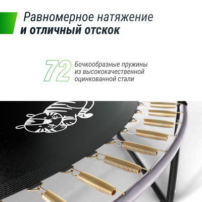 Батут  Unix line SUPREME GAME 12 ft (green)