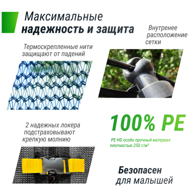 Батут  Unix line SUPREME GAME 14 ft (green)