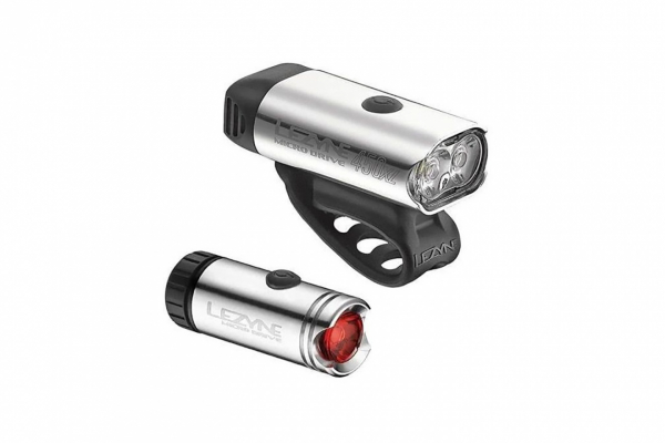 Велофонари Lezyne Micro Drive 450 XL Pair, передний и задний / Серый