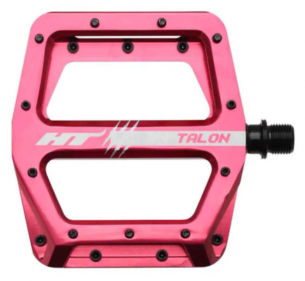 Педали TALON алюм фрез HTI 105х105х17мм, черные, 22 сменных шипа