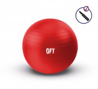 Гимнастический мяч Original Fit.Tools 65 см красный
