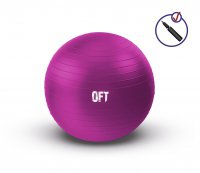 Гимнастический мяч Original Fit.Tools 55 см фуксия