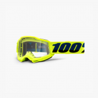 Очки подростковые 100% Accuri 2 Youth Goggle Fluo Yellow / Clear Lens