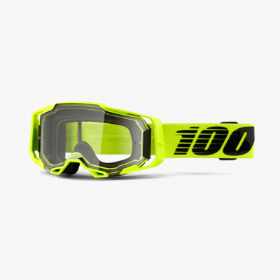 Очки 100% Armega Goggle Nuclear Citrus / Clear Lens