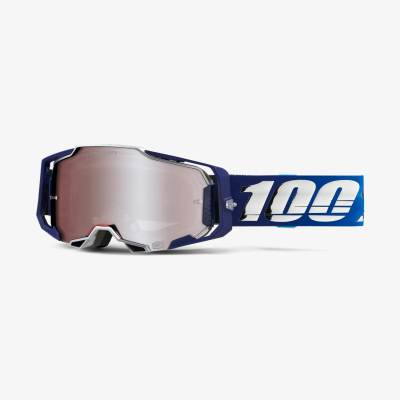 Очки 100% Armega Hiper Goggle Novel / Mirror Silver Lens