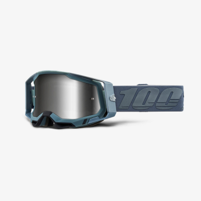 Очки 100% Racecraft 2 Goggle Battleship / Mirror Silver Lens