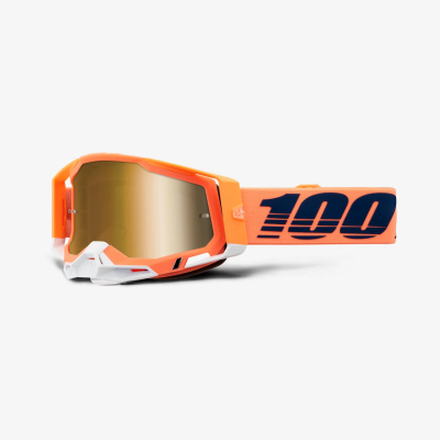 Очки 100% Racecraft 2 Goggle Coral / Mirror True Gold Lens