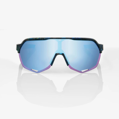 Очки спортивные 100% S2 Black Holographic / Hiper Blue Multilayer Mirror Lens