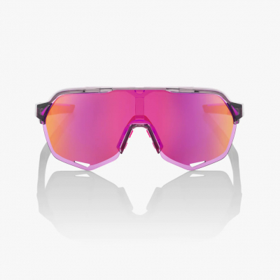 Очки спортивные 100% S2 Polished Translucent Grey / Purple Multilayer Mirror Lens