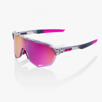 Очки спортивные 100% S2 Polished Translucent Grey / Purple Multilayer Mirror Lens