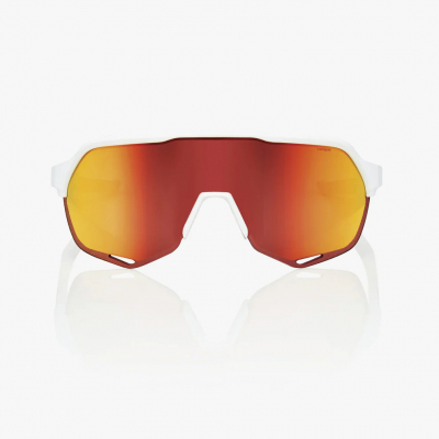 Очки спортивные 100% S2 Soft Tact Off White / Hiper Red Multilayer Mirror Lens