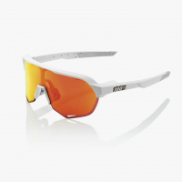 Очки спортивные 100% S2 Soft Tact Off White / Hiper Red Multilayer Mirror Lens