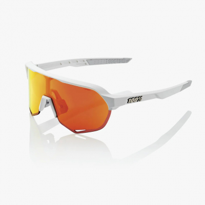 Очки спортивные 100% S2 Soft Tact Off White / Hiper Red Multilayer Mirror Lens