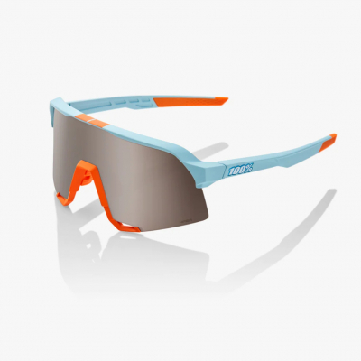 Очки спортивные 100% S3 Soft Tact Two Tone / Hiper Silver Mirror Lens
