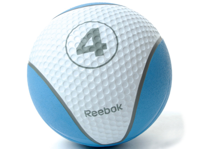 Мяч тренировочный Reebok 4 кг, синий