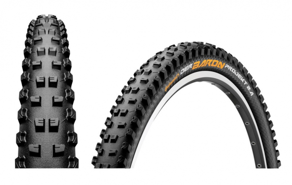 Покрышка CONTINENTAL Der Baron 2.4 Projekt foldable 27.5x2.4\" (985гр.)