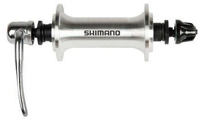 Велосипедная втулка SHIMANO TX500, передняя, 36 отверстий, v-brake, серебристый