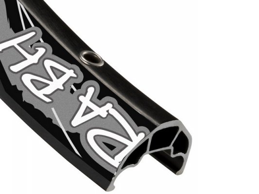 Велосипедный обод  ALEX RIMS supra bh, 24"х25ммх36н, a/v, d, sse, чёрный (dh)