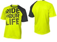 Джерси Kellys ride your life enduro, короткий рукав. материал: 100% полиэстер,. цвет: желтый. размер: s.