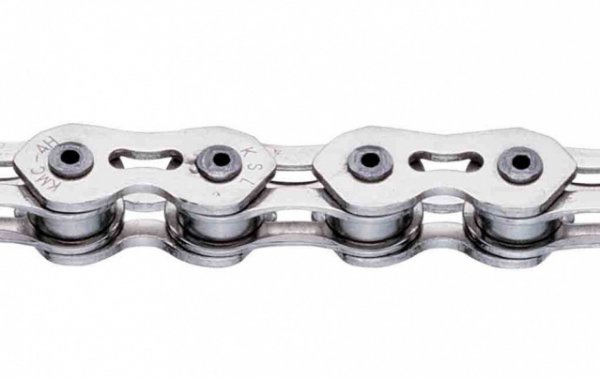 Цепь K810SL, 1 ск., 1/2"x3/32"Х110, серебристая KMC в торг.уп.