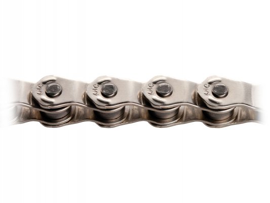 Цепь HL710, 1 ск., 1/2"x1/8"Х100, халфлинковая, серебристая KMC в торг.уп.