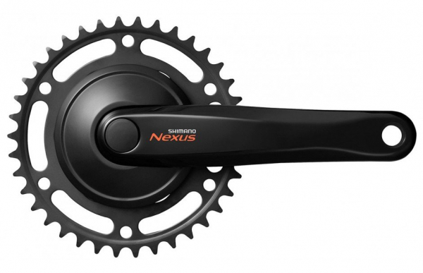 Система SHIMANO Nexus, C6000, 170мм, 38T, черн., без уп
