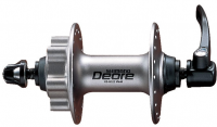 Велосипедная втулка SHIMANO DEORE EHBM525AASS, передняя, 36 отверстий, под дисковый тормоз