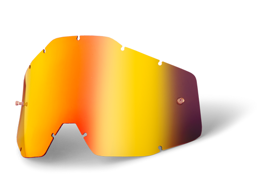 Линза подростковая 100% Accuri/Strata JR Anti-Fog Red Mirror