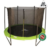 Батут DFC JUMP 12ft складной, c сеткой, цвет apple green