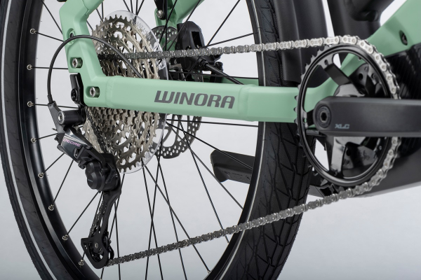 Электровелосипед Winora Yakun 12 Low Step i750Wh 12-G Deore (2024)