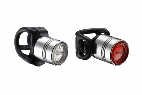 Велофонари Lezyne Femto Drive Pair, передний и задний / Серебристый