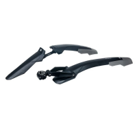 Крылья велосипедные Simpla ADHD для 27.5"-29", к-т, быстросъемные, черно-титановые	