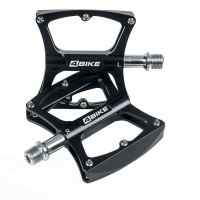 Педали 4BIKE Педали 4BIKE K340 черные, 104х98х18 мм, 2 пром. подшипника, 1 втулка скольжения, ось Cr-mo, 12 шипов