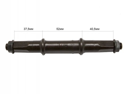 Ось каретки 3um 37,5-52-40,5 под гайки FIRST Ширина каретки 68мм. Длина оси 130мм
