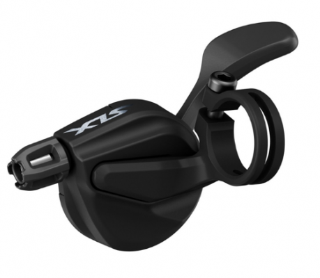Шифтер SHIMANO SLX M7100, левый, 2 скорости. крепление на хомут