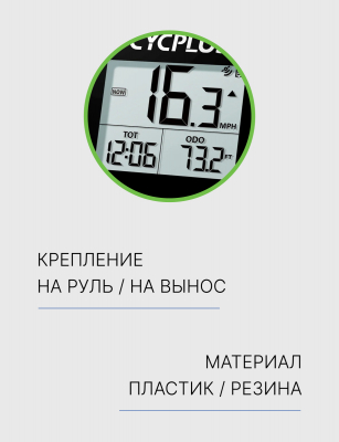 Велокомпьютер Cycplus G1 Bike GPS Computer