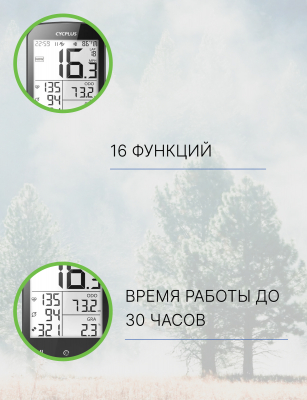 Велокомпьютер Cycplus M1 Bike GPS Computer