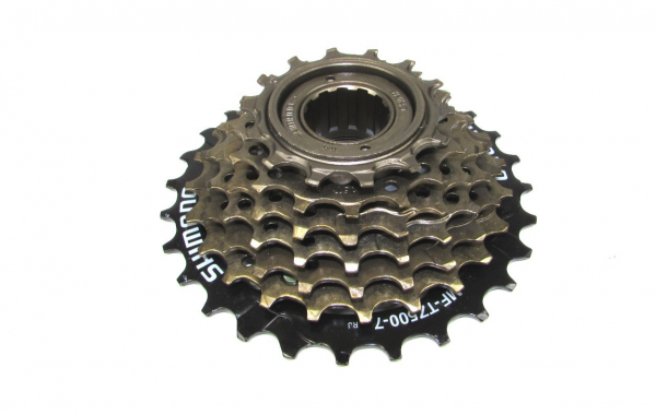 Трещотка SHIMANO MF-TZ500, фривил, на 7 скоростей, звезды 14-28