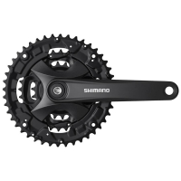 Система SHIMANO Altus MT101, 175мм, для 3x9 скоростей, квадрат, 40/30/22, без защиты для цепи, черный