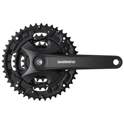 Система SHIMANO Altus MT101, 175мм, для 3x9 скоростей, квадрат, 40/30/22, без защиты для цепи, черный