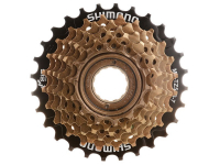 Трещотка велосипедная SHIMANO TZ500, 7 скоростей, 14-34T, коричневый, без упаковки