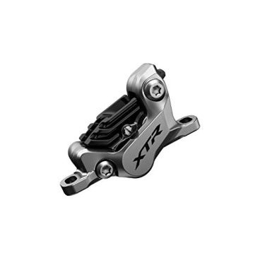 Калипер SHIMANO XTR M9120, гидравлика, post mount, металлическая колодка, N04C с кулером, без адаптера