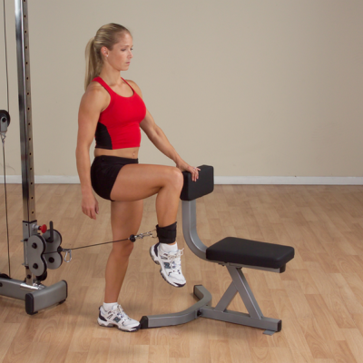 Ремень Body Solid для тренировки мышц бедра и ягодиц, нейлон с шерстяной подкладкой
