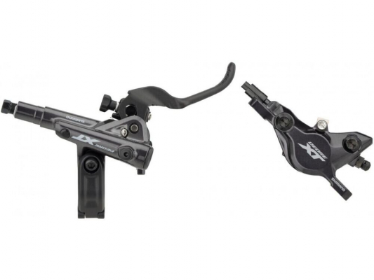 Тормоз велосипедный SHIMANO DEORE XT M8100, задний, дисковый, гидролиния 1700 мм
